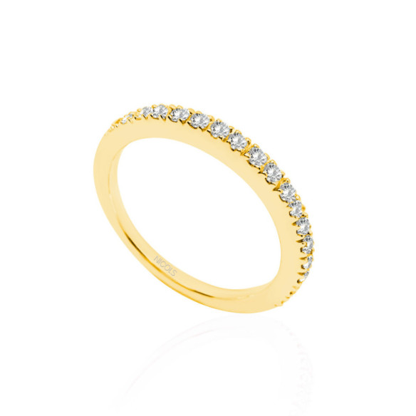 Anillo Diamantes Dafne Band - ANILLOS