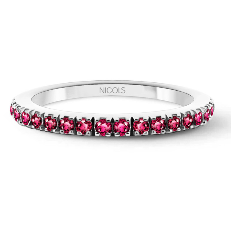 Anillo Rubí Dafne Band - Anillos de Rubí