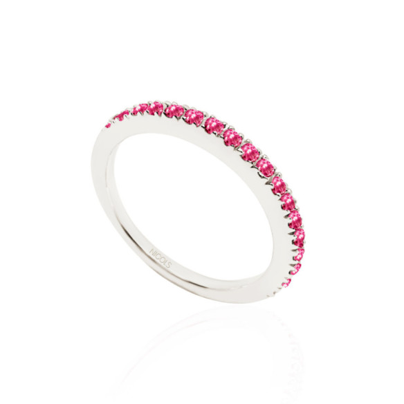 Anillo Rubí Dafne Band - Anillos de Rubí