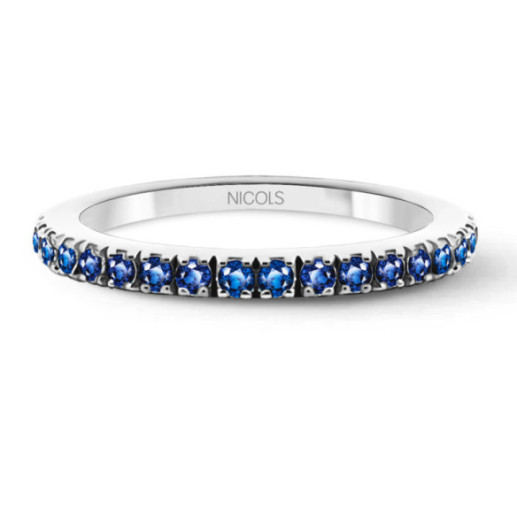 Anillo Zafiro Dafne Band - Anillos de Zafiro