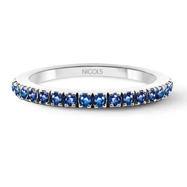 Ruby Stackable Ring DAFNE BAND - Sapphire rings