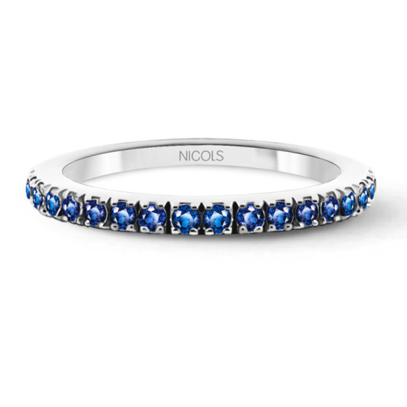 Ruby Stackable Ring DAFNE BAND - Sapphire rings