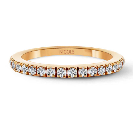 Anillo Diamantes Dafne Band - Talla Brillante