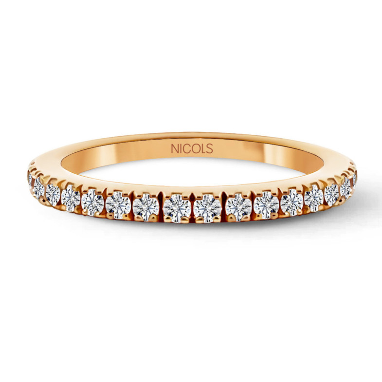 Anillo Diamantes Dafne Band - Talla Brillante