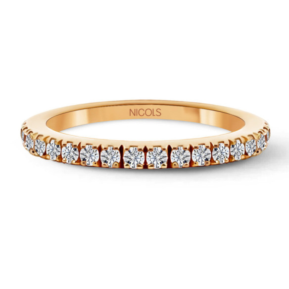Anillo Diamantes Dafne Band - Talla Brillante