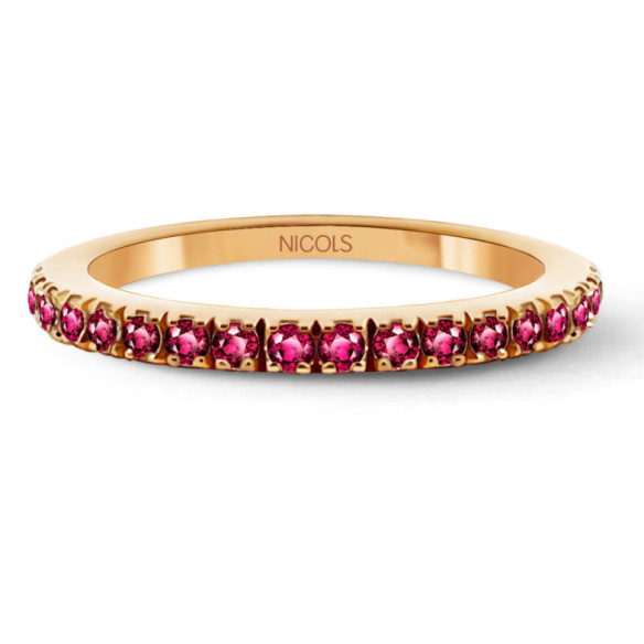 Anillo Rubí Dafne Band - Anelli di rubino
