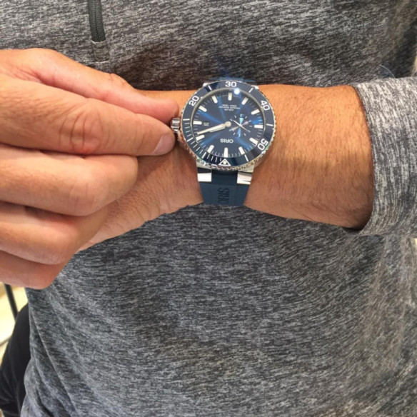 Oris Aquis Small Second Date - Oris Acervo