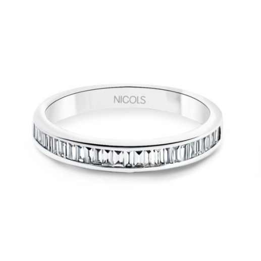 Anillo Alianza Abelia 0.50 - Talla Baguette