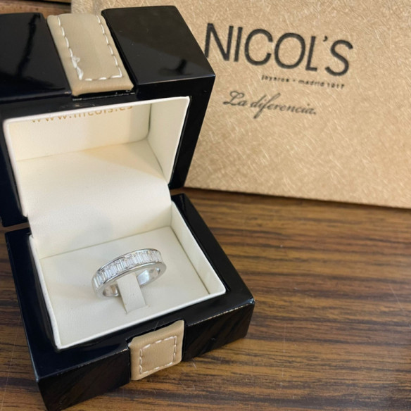 Anillo Alianza Abelia 1.40 - Talla Baguette