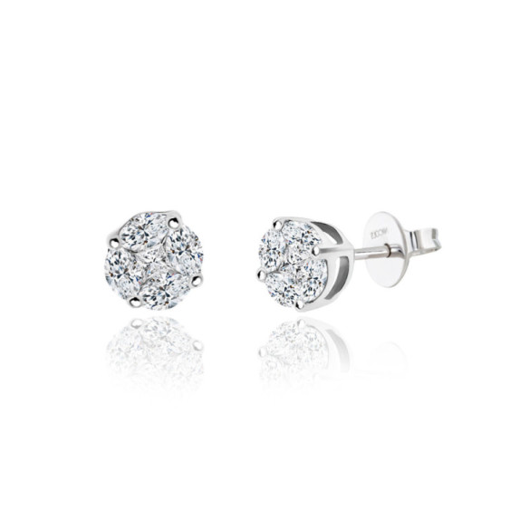 Pendientes Diamantes Dormilonas - Pendientes de Novia