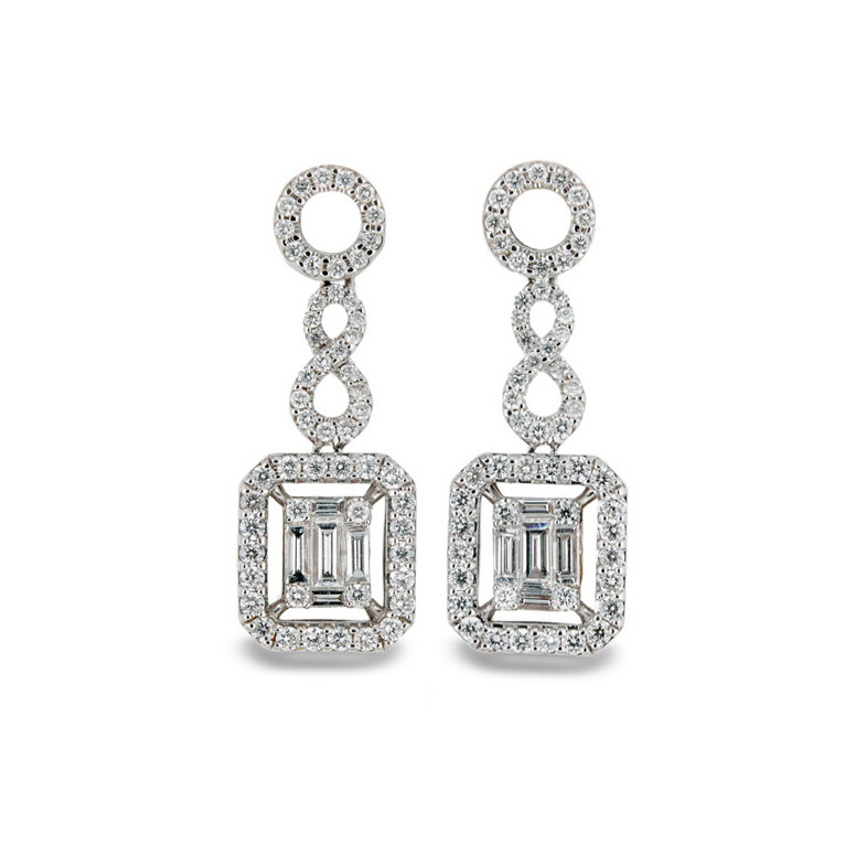 Pendientes Diamantes Anniversary - Pendientes de Novia