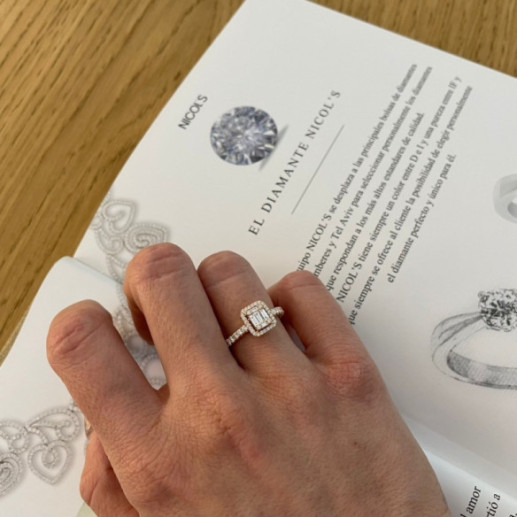 Fede nuziale anniversario anello di diamanti - Brillante 2