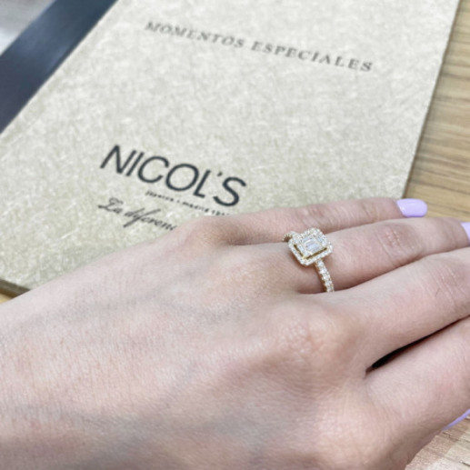Anillo Diamantes Aniversario Wedding Band - Talla Baguette 2