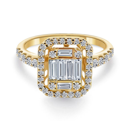 Anillo Diamantes Aniversario Wedding Band - desenhos vintage