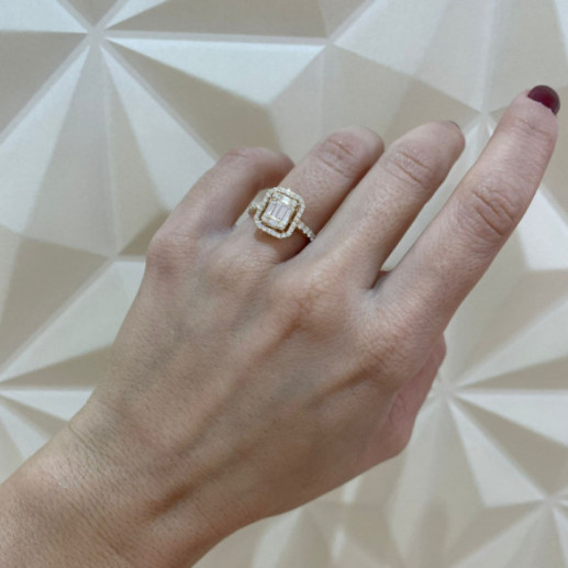 Anillo Diamantes Aniversario Wedding Band - diseños vintage 2