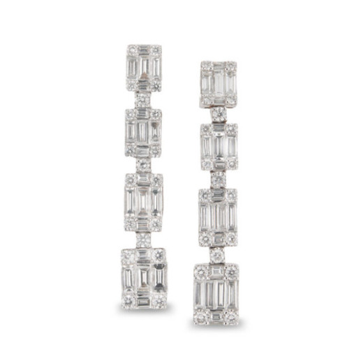 Pendientes Diamantes Minerva 1.22 Largo - lang