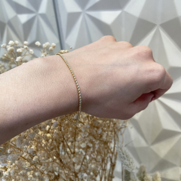 Pulsera Diamantes Riviere Garras 0.30Ct - Pulseras de Diamantes