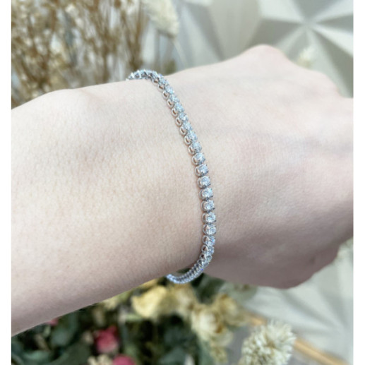 RIVIERE Round Diamond Bracelet 2.10ct. - Diamond bracelets 2