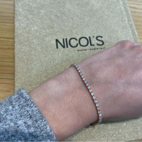 RIVIERE Round Diamond Bracelet 2.10ct - Diamond bracelets