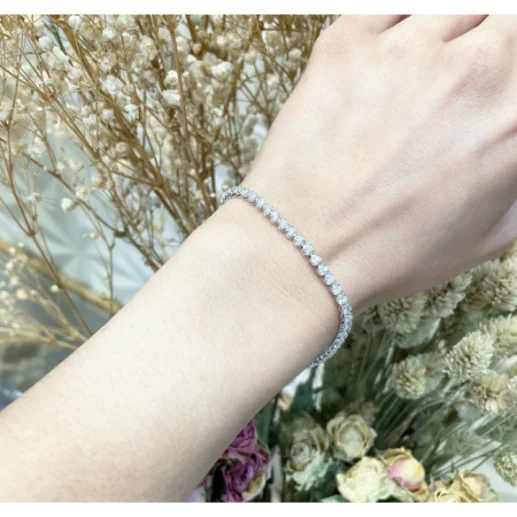 Pulsera Diamantes Riviere Redonda 3.00Ct - Pulseras de Diamantes
