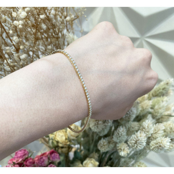 Pulsera Diamantes Riviere Garras 1.50Ct - Pulseiras de diamante