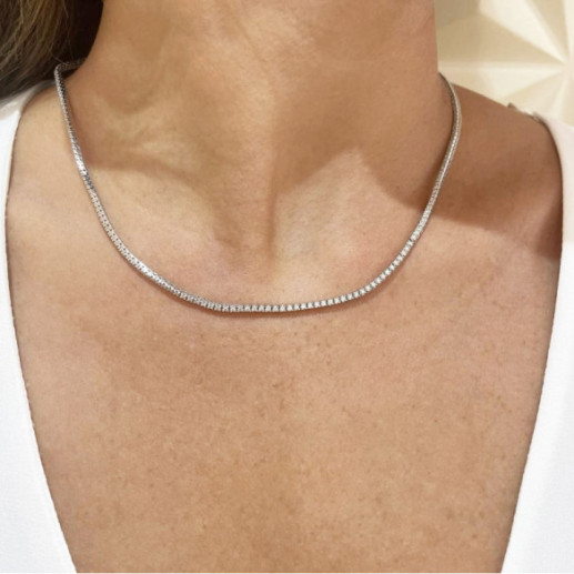 Collar Diamantes 2.60ct Riviere 43cm Jackie - Collares Riviére Diamantes 2