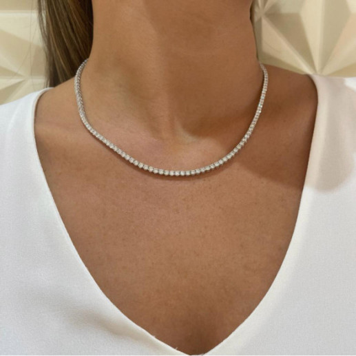 Collar Diamantes 12ct Riviere 43cm Jackie - Alti gioielli 2