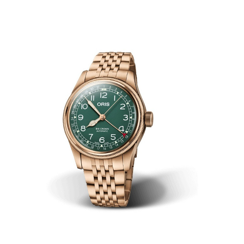 Oris Data del puntatore in bronzo grande corona - Oris Grande corona
