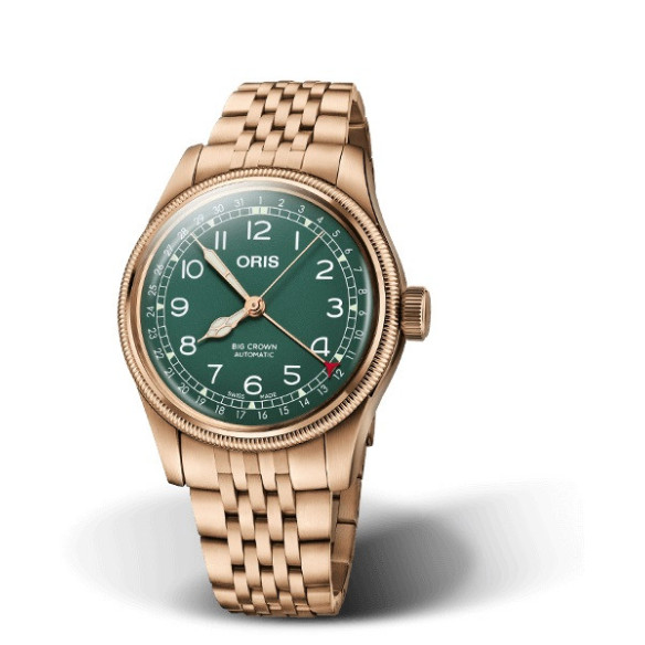 Oris Data del puntatore in bronzo grande corona - Oris Grande corona