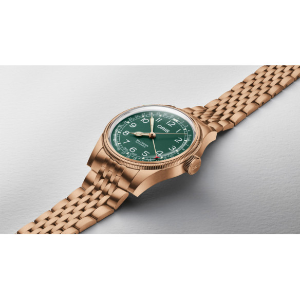 Oris Data del puntatore in bronzo grande corona - Oris Grande corona