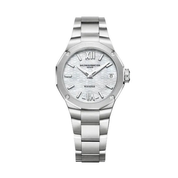 Baume Mercier Riviera 33Mm Cuarzo - Baumer & Mercier