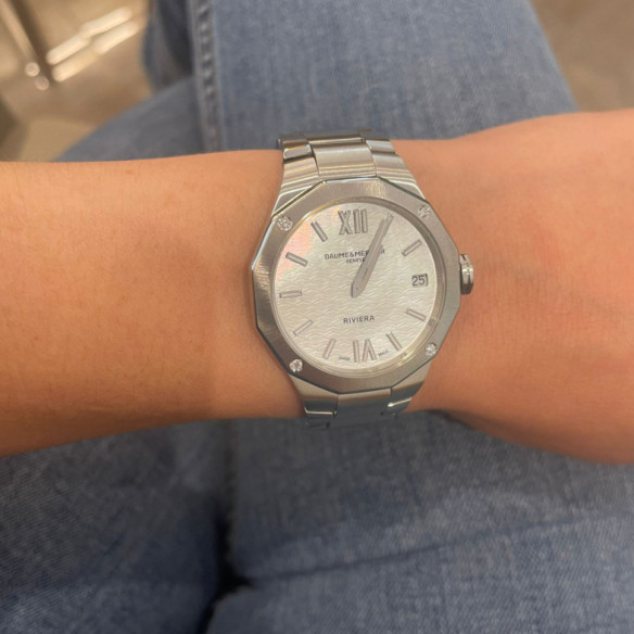 Baume Mercier Riviera 33Mm Cuarzo - Baumer & Mercier