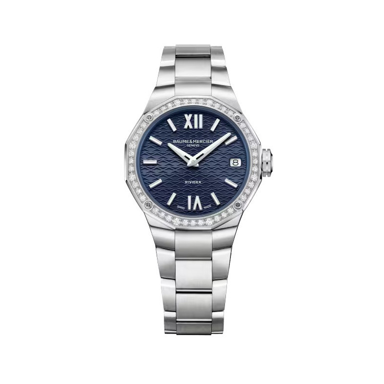 Baume Mercier Riviera 33Mm Cuarzo Diamantes - Baumer & Mercier