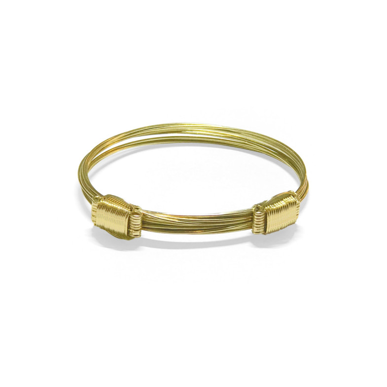 Yellow Gold Bracelet Sliding Knot 8 Wires - BRACELETS