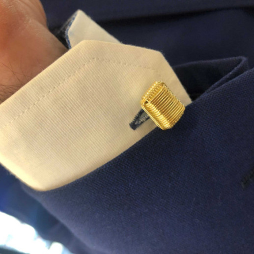KNOT gold cufflinks - Wedding twins 2