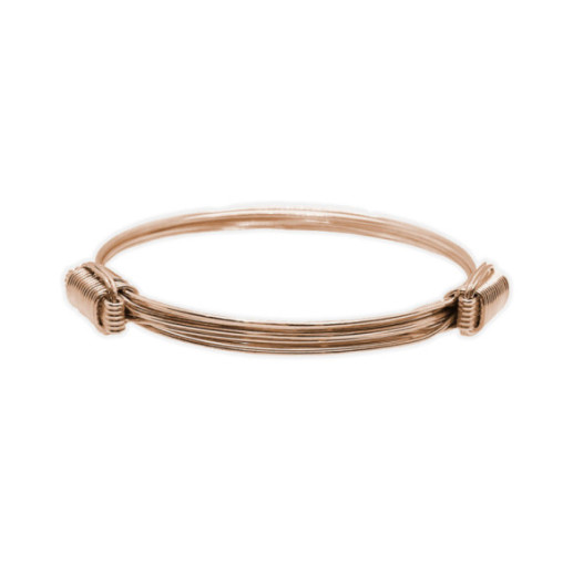 Pulsera Oro Rosa Nudo Corredera 6 Hilos - PULSERAS