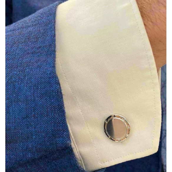 Gemelos De Plata Grabable - Gemelos para Grabar