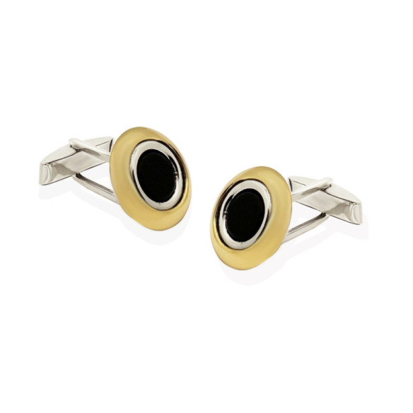 Gemelli in argento e oro - Gemelos para Grabar