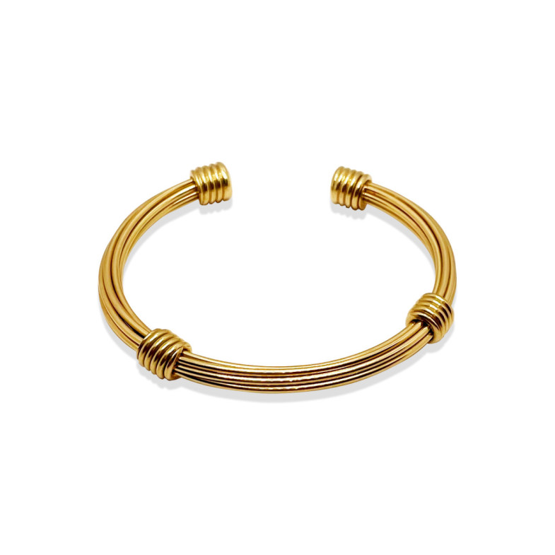 Men's Gold Bracelet TESEO 6mm - Man Bracelets