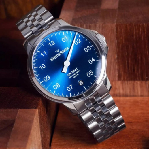 Meistersinger Unomat Sunburst Medium Blue - Meistersinger Classic 2