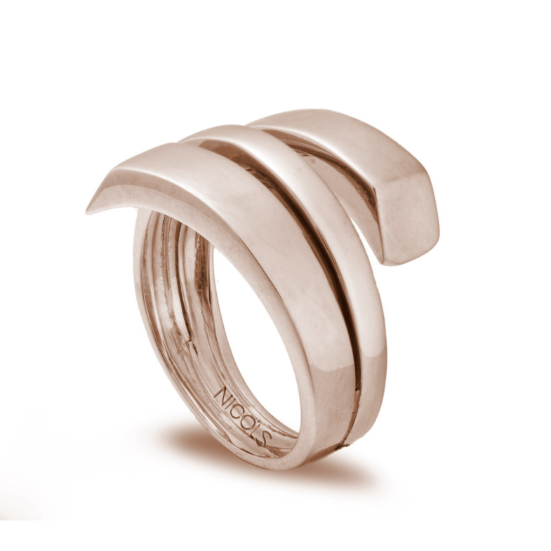 Golden Rose Ring - Goldene Ringe ohne Steine