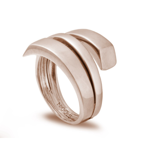 Golden Rose Ring - Goldene Ringe ohne Steine