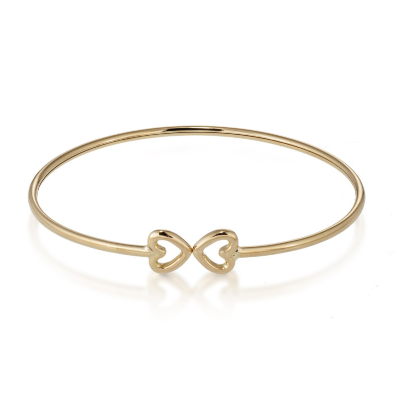 Pulsera Oro Basic Gold Corazón Fino - Brazaletes de Oro