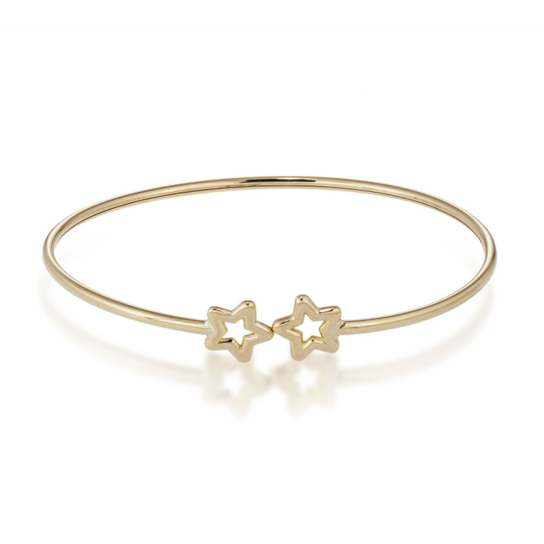 Basic Gold Fine Star Goldarmband - Goldarmbänder