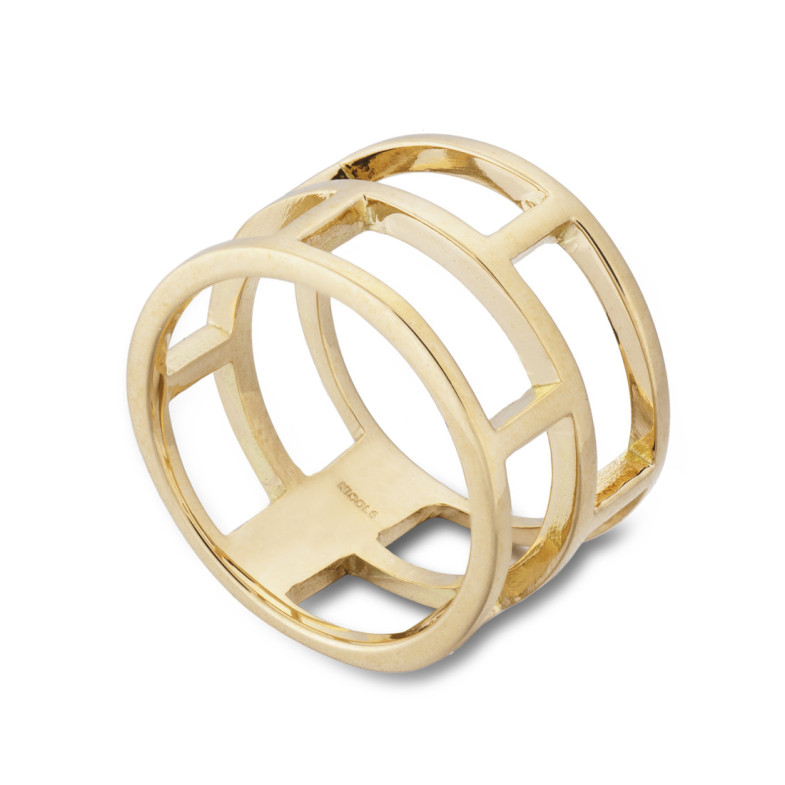 Goldener Ring Basic Gold Pulgar 8 Knochen Platz - Goldene Ringe ohne Steine