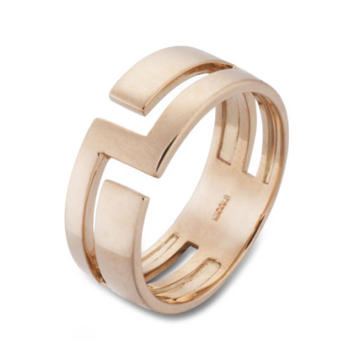 Anillo Oro Basic Gold Pulgar Zeta - Bagues d'or sans pierres