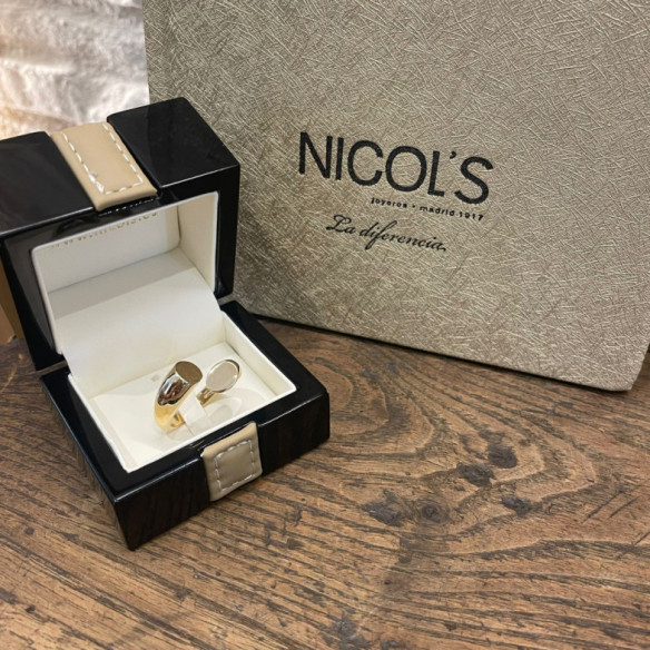 YOU AND ME MIDI Ring Yellow Gold - Golden rings without stones