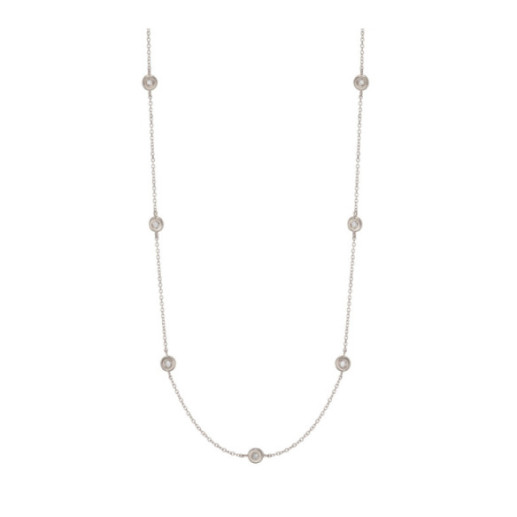 Collar Oro Diamantes 7 Spot - COLLARES