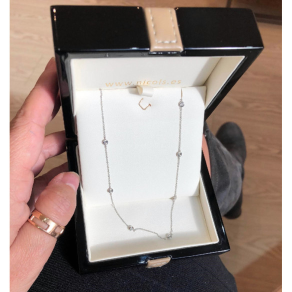 7 SPOT GOLD necklace DIAMONDS - Necklaces