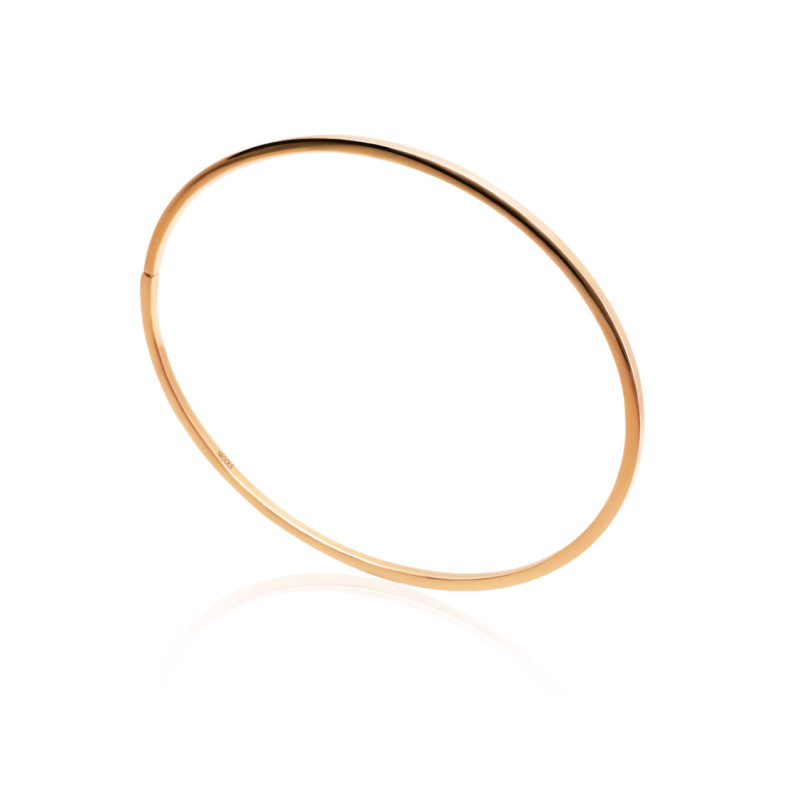 Pulsera Tubo Cuadrado Oro Rosa - Braccialetti d'oro